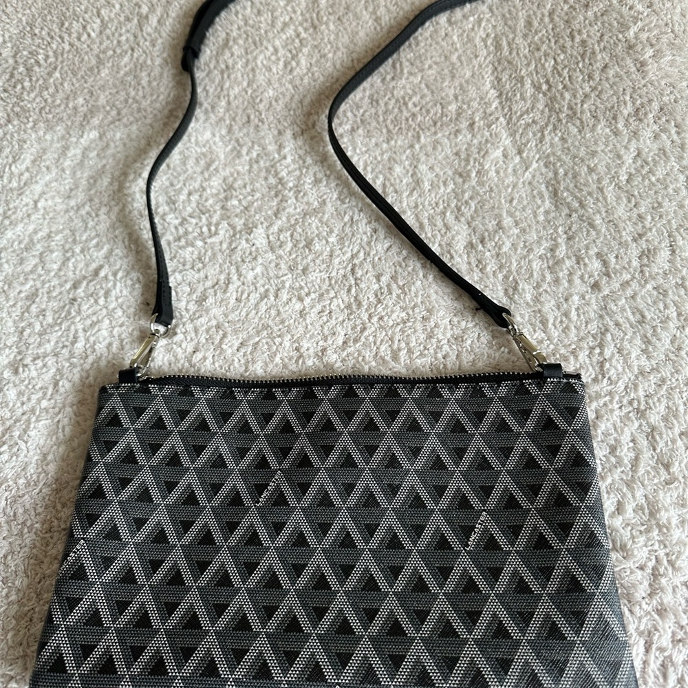 Lancaster Paris IKON Black Crossbody Bag